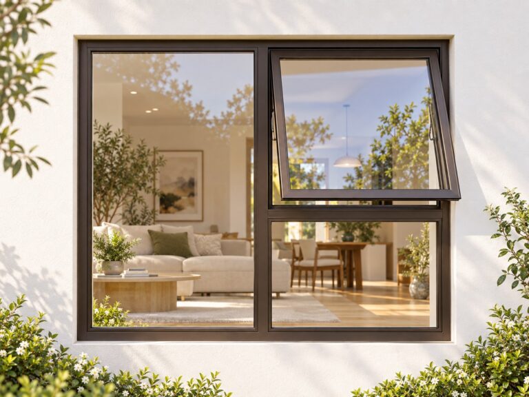 kenzo pt129rb bronze 1200x900mm top hung window