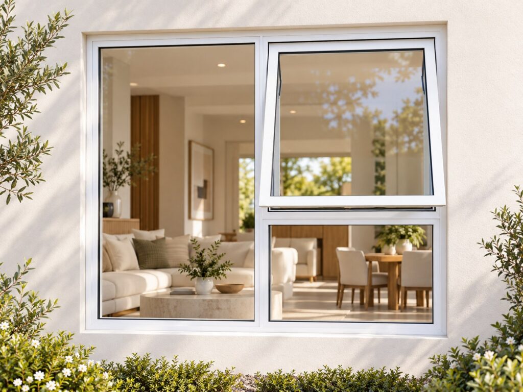 Right Upper Opener with Fixed Lower and Side Panes – lifestyle illustration