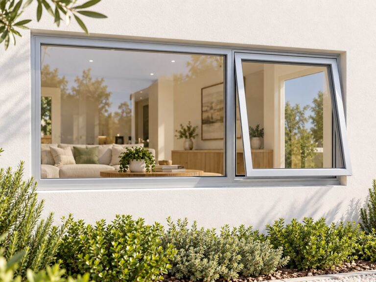 kenzo pt156rs silver 1500x600mm top hung window