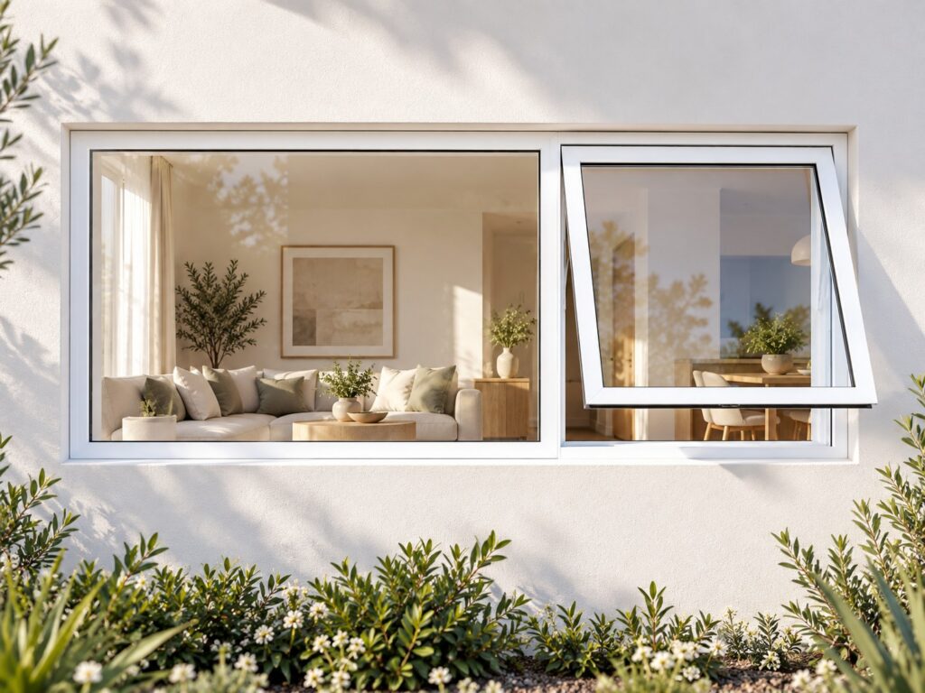Right Upper Opener with Fixed Side Pane – lifestyle illustration