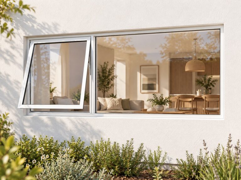 kenzo pt186lw white 1800x600mm top hung window