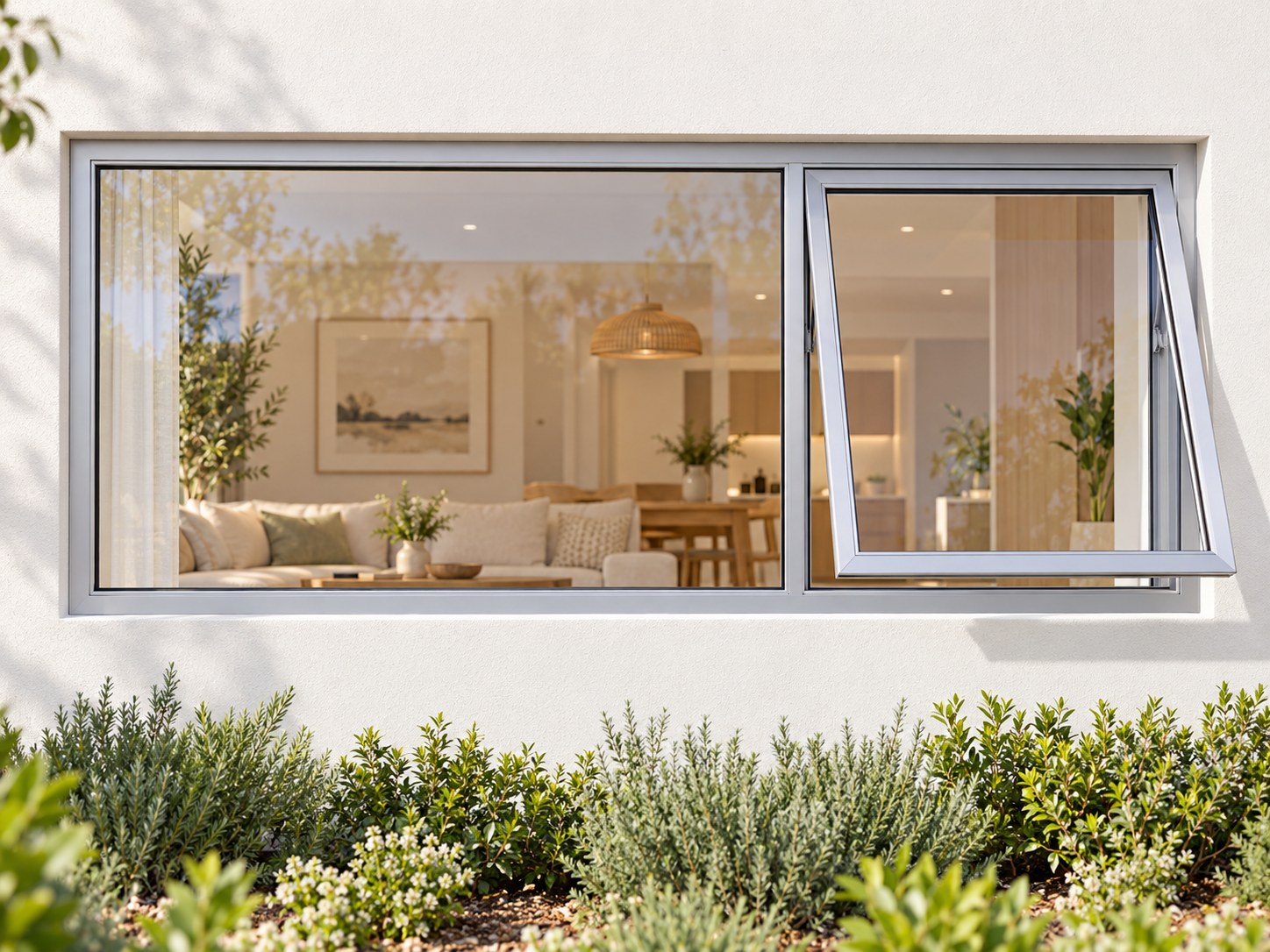kenzo pt186rs silver 1800x600mm top hung window kenzo pt186rs silver 1800x600mm top hung window