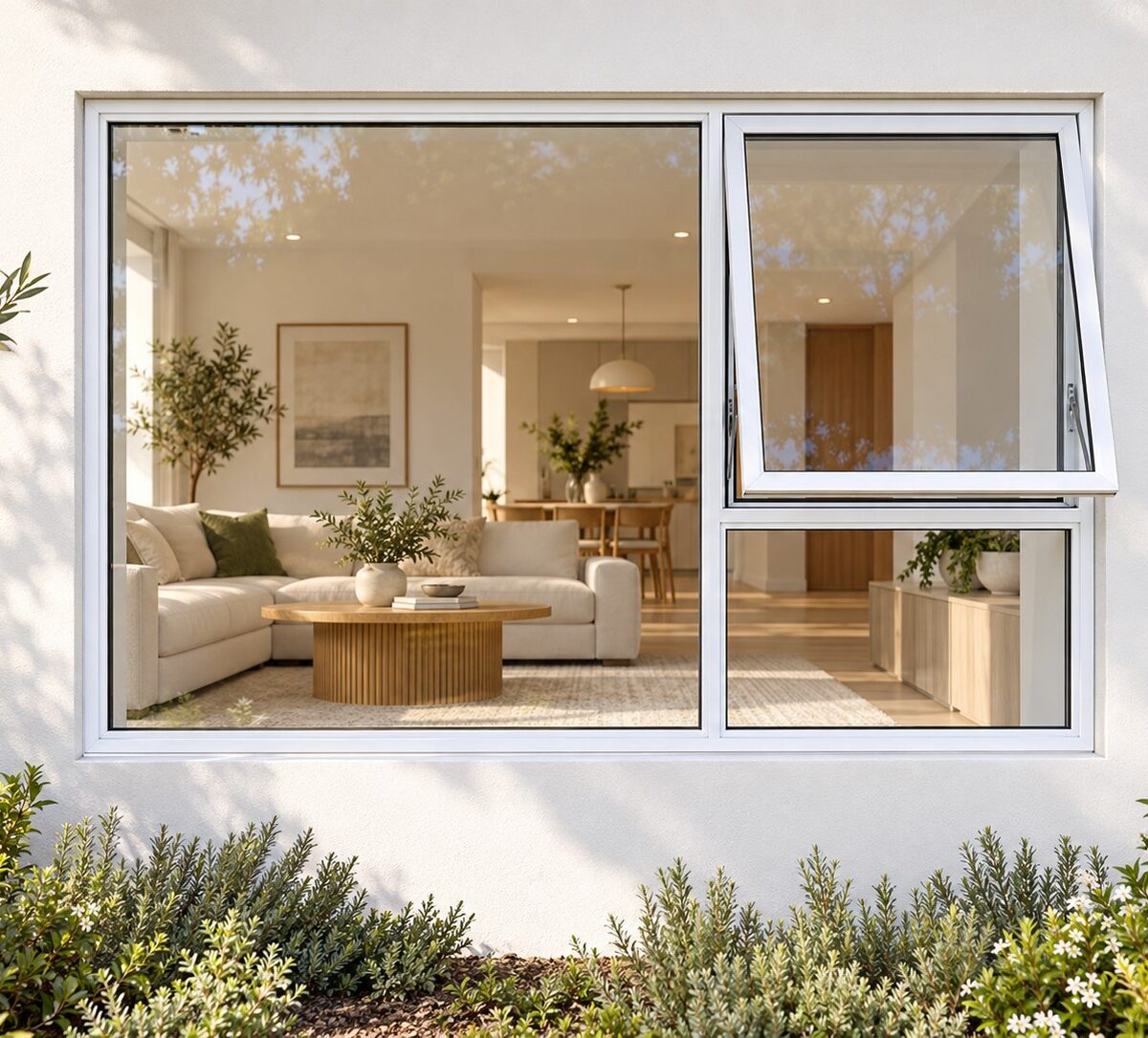 kenzo pt189rw white 1800x900mm top hung window