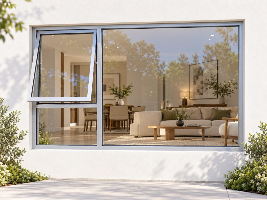 Left Upper Opener with Fixed Lower and Side Panes – lifestyle illustration