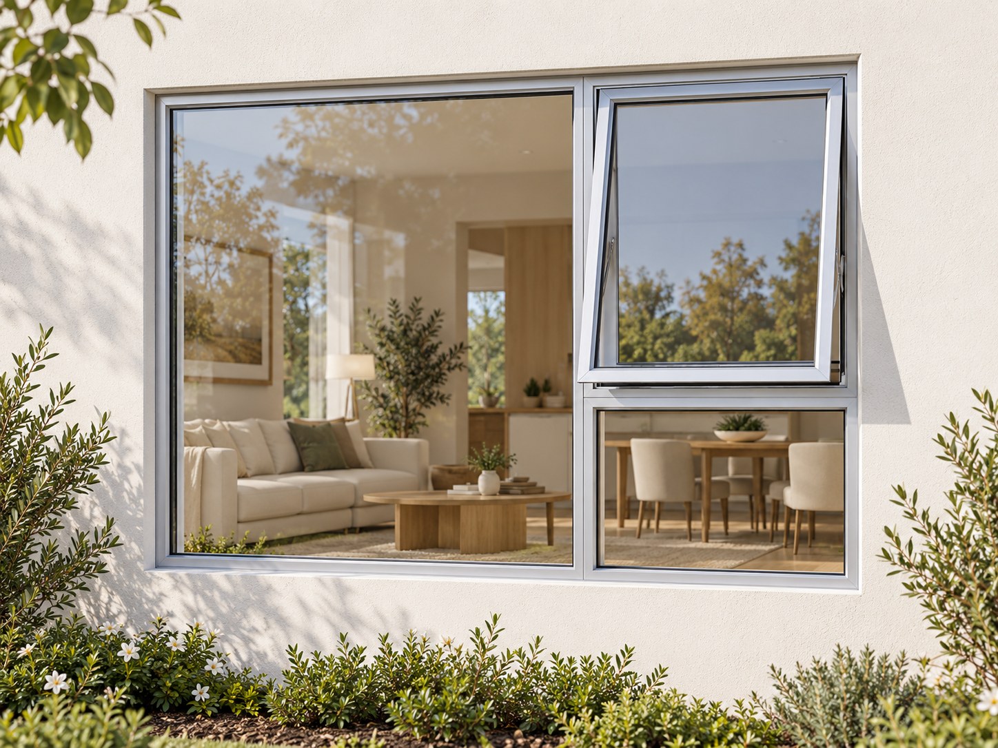 kenzo pt219rs silver 2100x900mm top hung window kenzo pt219rs silver 2100x900mm top hung window