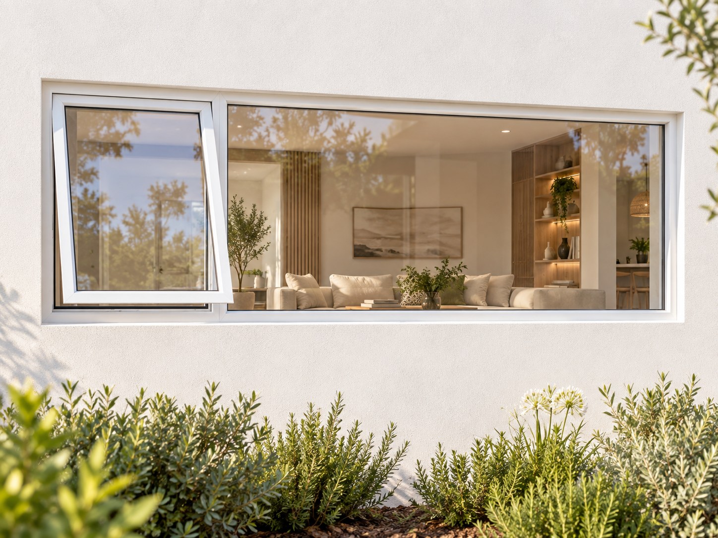 kenzo pt246lw white 2400x600mm top hung window kenzo pt246lw white 2400x600mm top hung window