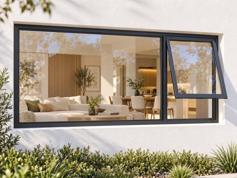 kenzo pt246rc charcoal 2400x600mm top hung window
