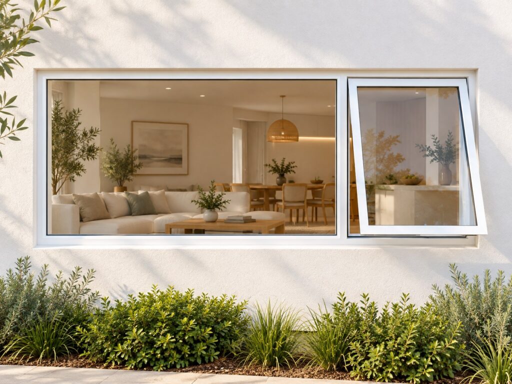 Right Upper Opener with Fixed Side Pane – lifestyle illustration