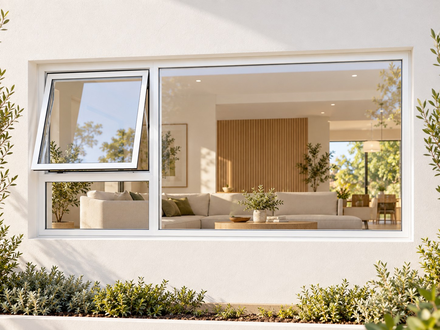 kenzo pt249lw white 2400x900mm top hung window kenzo pt249lw white 2400x900mm top hung window