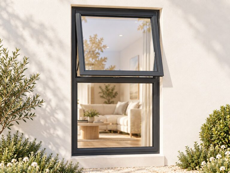 kenzo pt612c charcoal 600x1200mm top hung window
