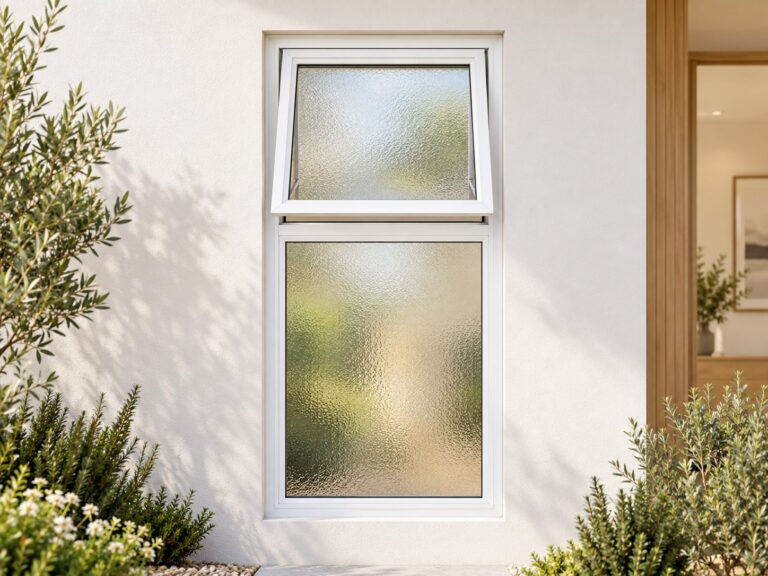 kenzo pt612obstsgw white 600x1200mm top hung window
