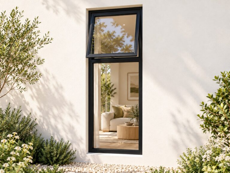 kenzo pt618bl black 600x1800mm top hung window