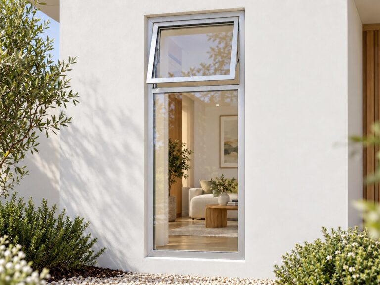 kenzo pt618s silver 600x1800mm top hung window