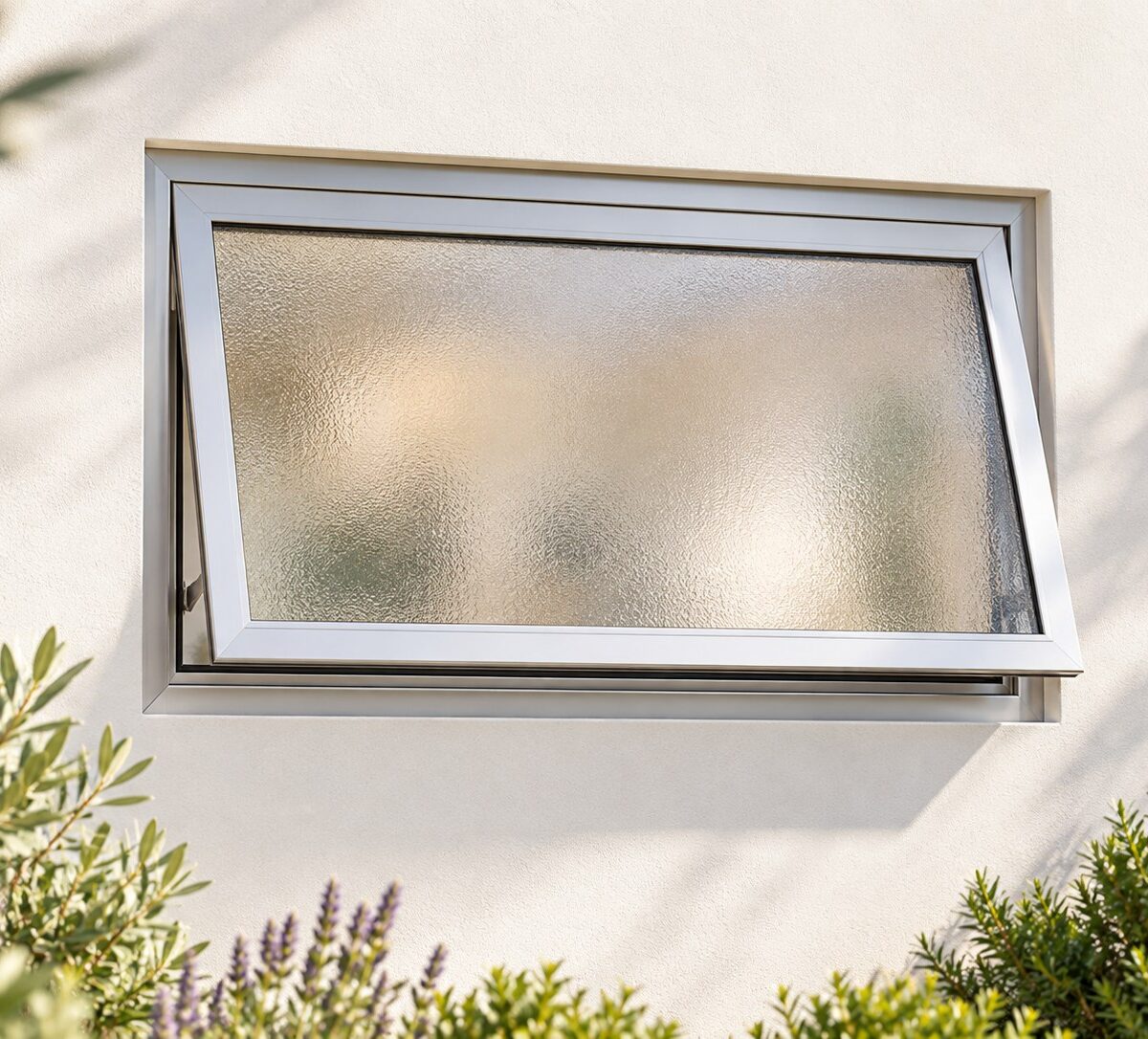 kenzo pt64obstsgs silver 600x400mm top hung window