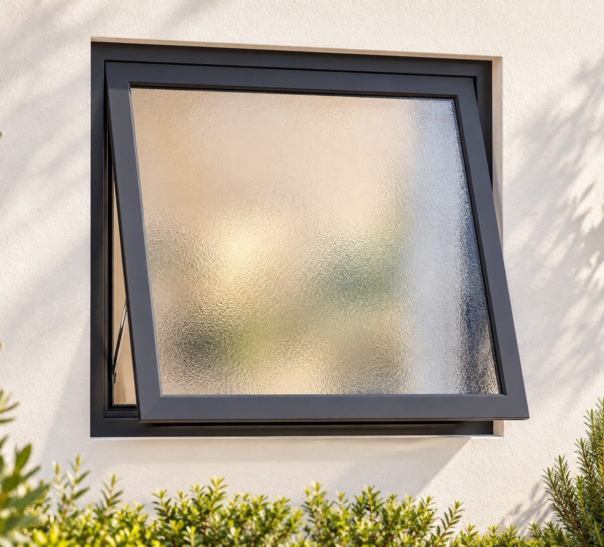 kenzo pt66obstsgc charcoal 600x600mm top hung window