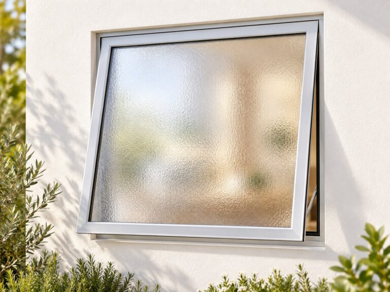 kenzo pt66obstsgs silver 600x600mm top hung window
