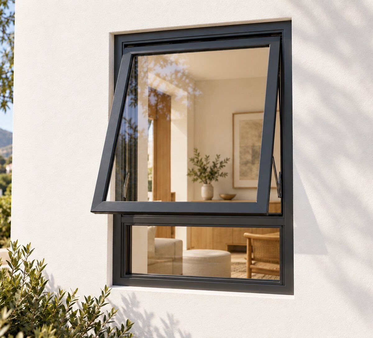 kenzo pt69c charcoal 600x900mm top hung window