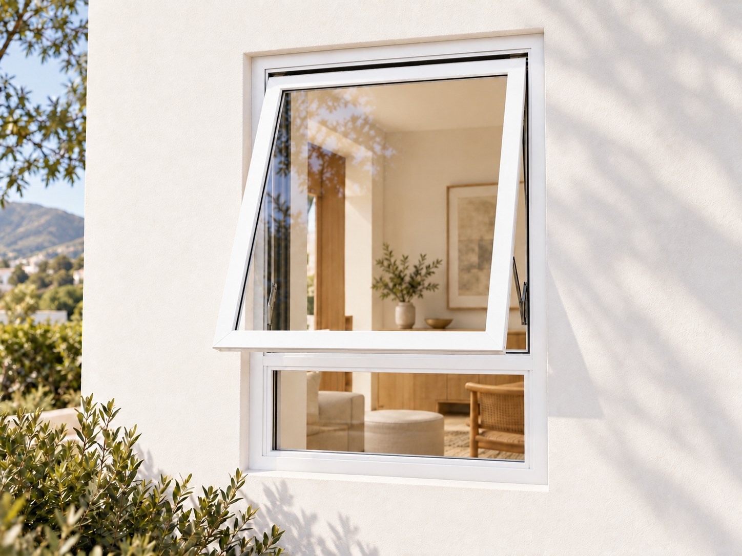 kenzo pt69w white 600x900mm top hung window kenzo pt69w white 600x900mm top hung window