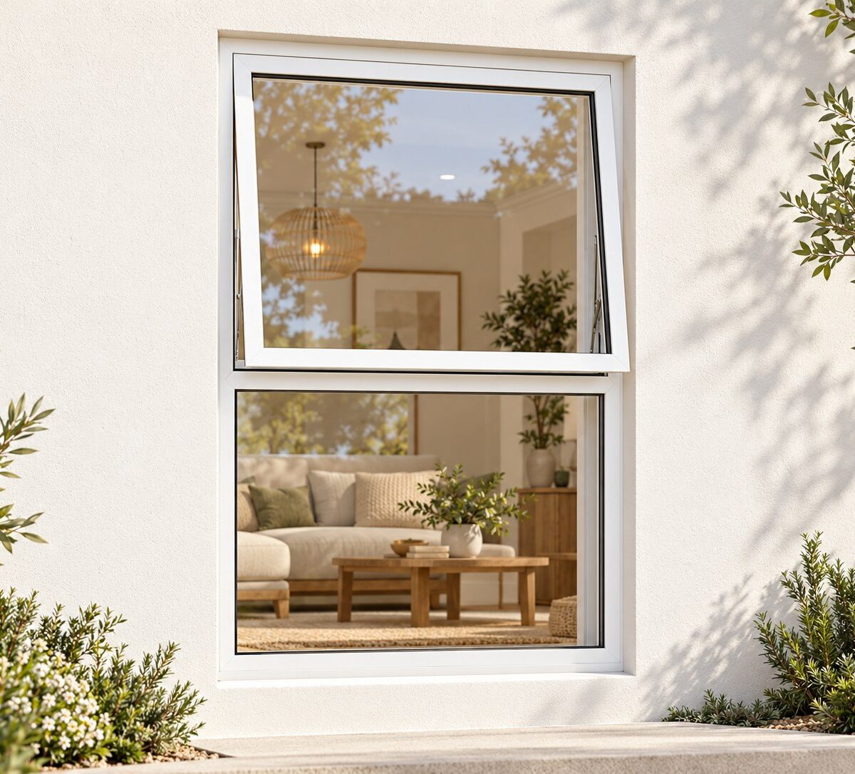 kenzo pt912w white 900x1200mm top hung window