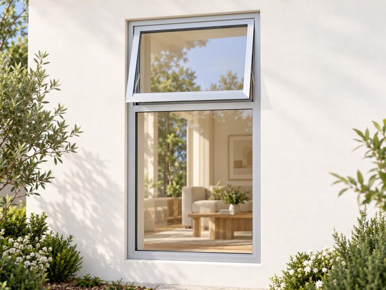 kenzo pt915s silver 900x1500mm top hung window