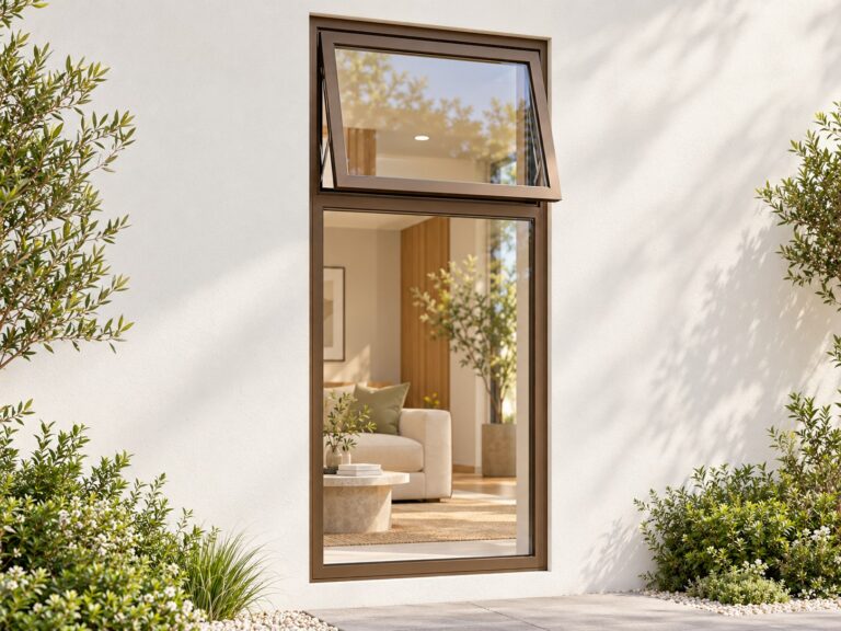 kenzo pt918b bronze 900x1800mm top hung window