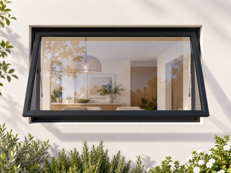 kenzo pt96bl black 900x600mm top hung window