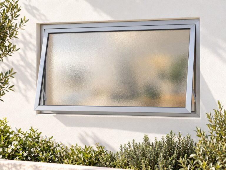 kenzo pt96obstsgs silver 900x600mm top hung window