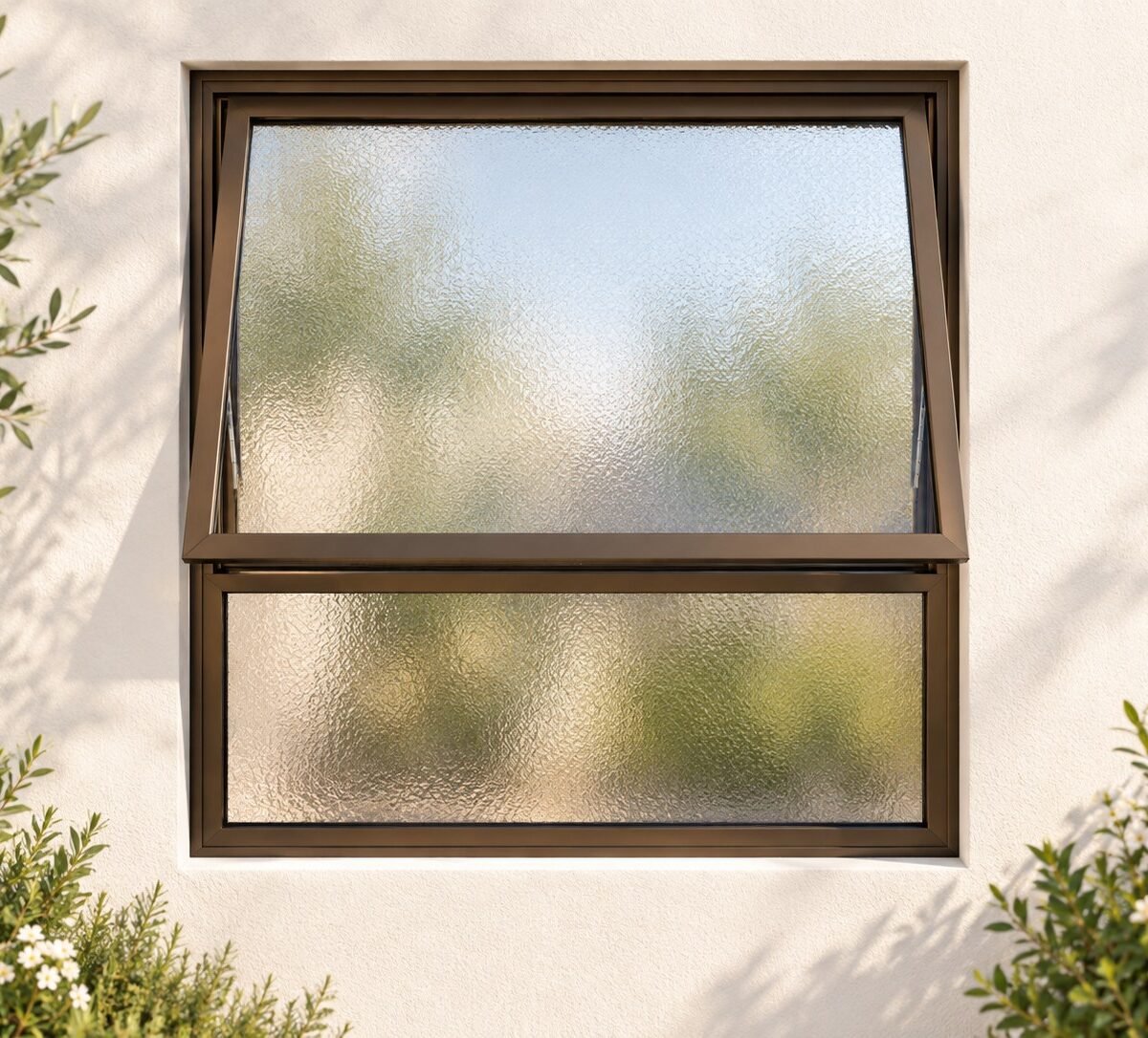 kenzo pt99obstsgb bronze 900x900mm top hung window