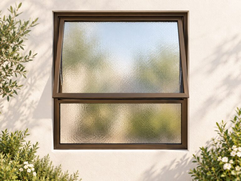 kenzo pt99obstsgb bronze 900x900mm top hung window