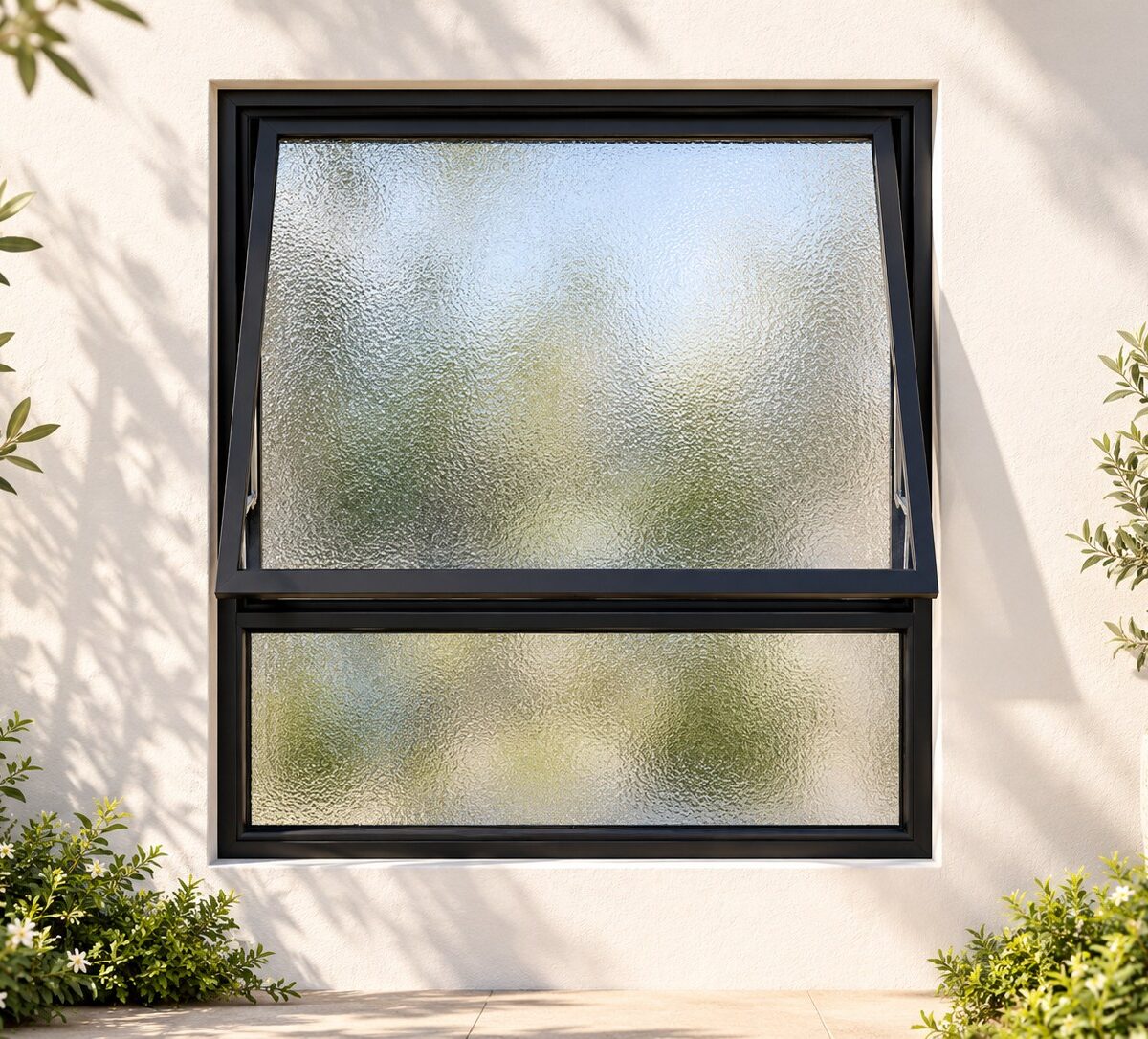 kenzo pt99obstsgbl black 900x900mm top hung window