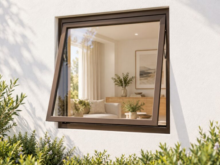 kenzo pta69b bronze 600x900mm top hung window