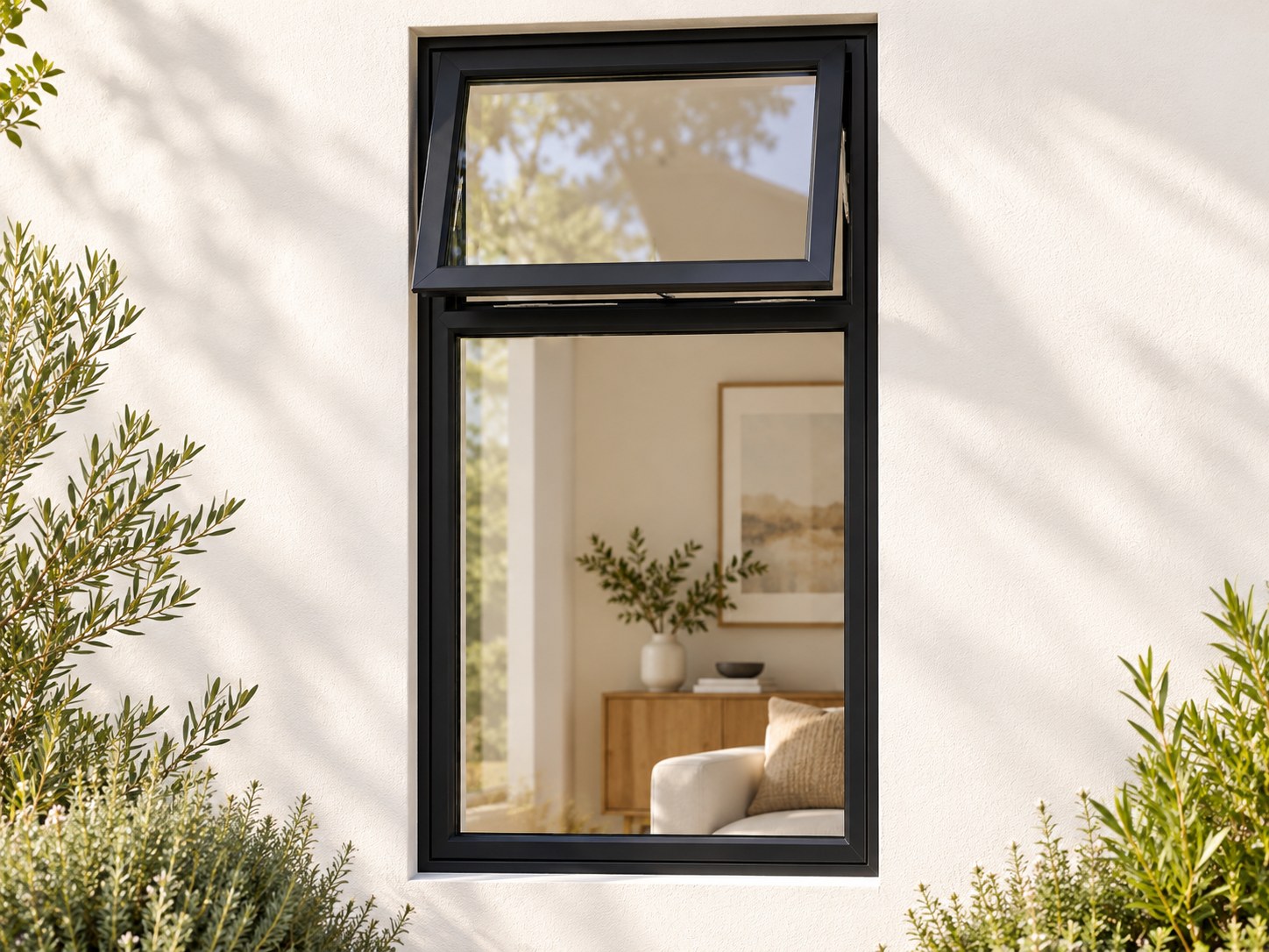 kenzo ptf612bl black 600x1200mm top hung window kenzo ptf612bl black 600x1200mm top hung window
