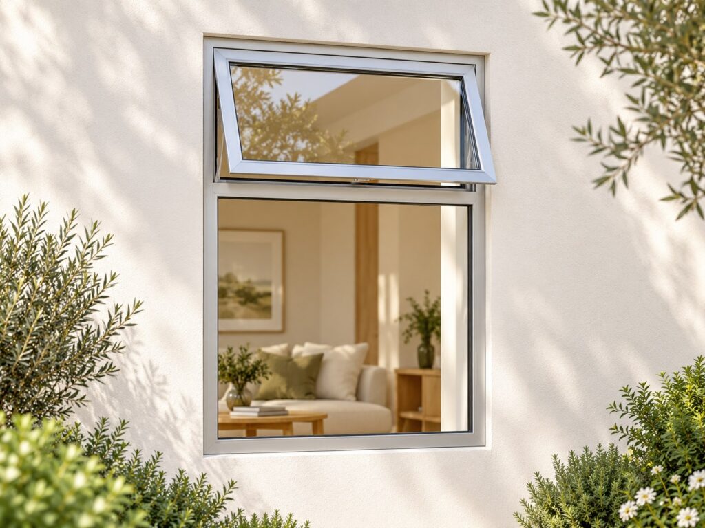Small Upper Opener with Large Fixed Lower Pane – lifestyle illustration