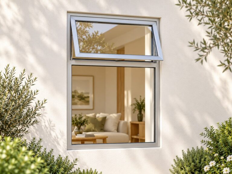 kenzo ptf612s silver 600x1200mm top hung window