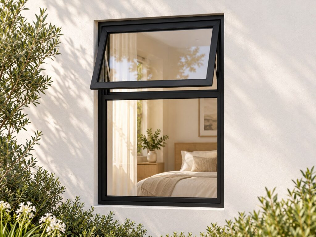 Small Upper Opener with Large Fixed Lower Pane – lifestyle illustration