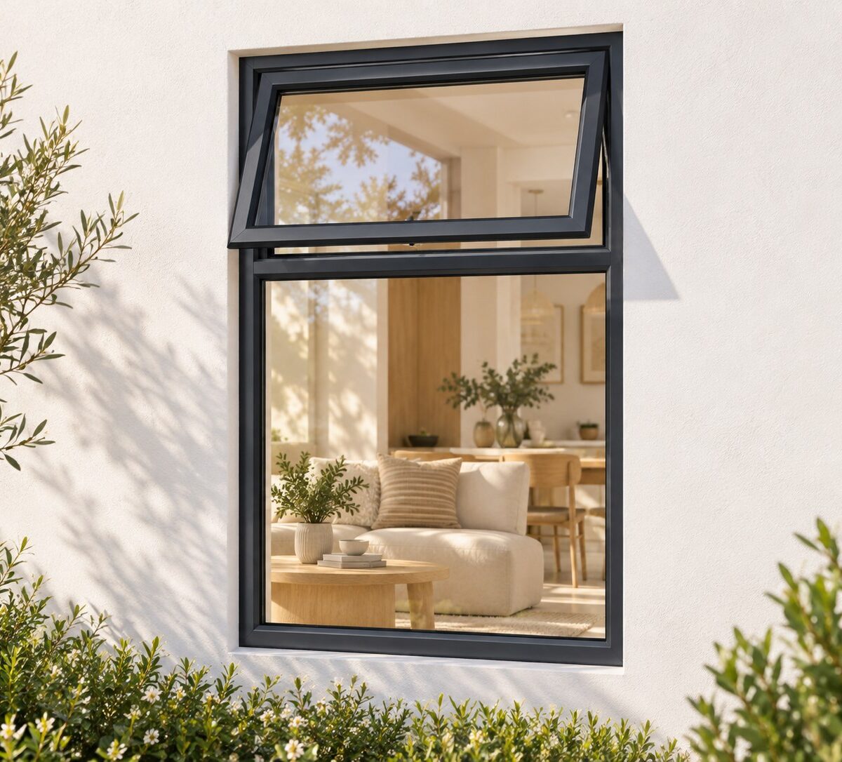 kenzo ptf69c charcoal 600x900mm top hung window