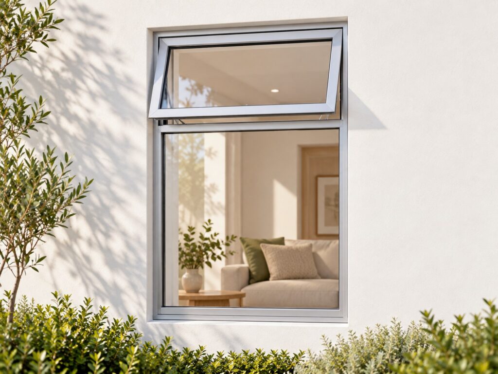 Small Upper Opener with Large Fixed Lower Pane – lifestyle illustration