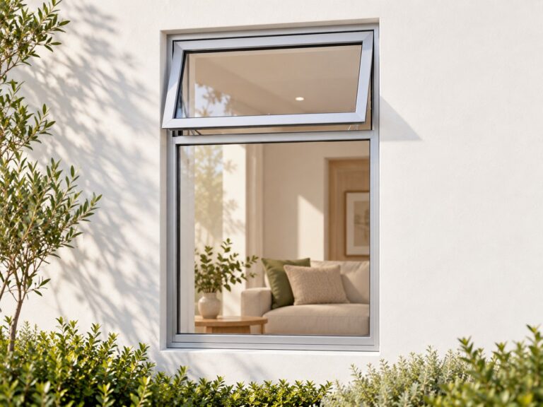 kenzo ptf69s silver 600x900mm top hung window