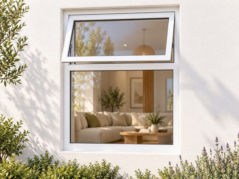 kenzo ptf69w white 600x900mm top hung window