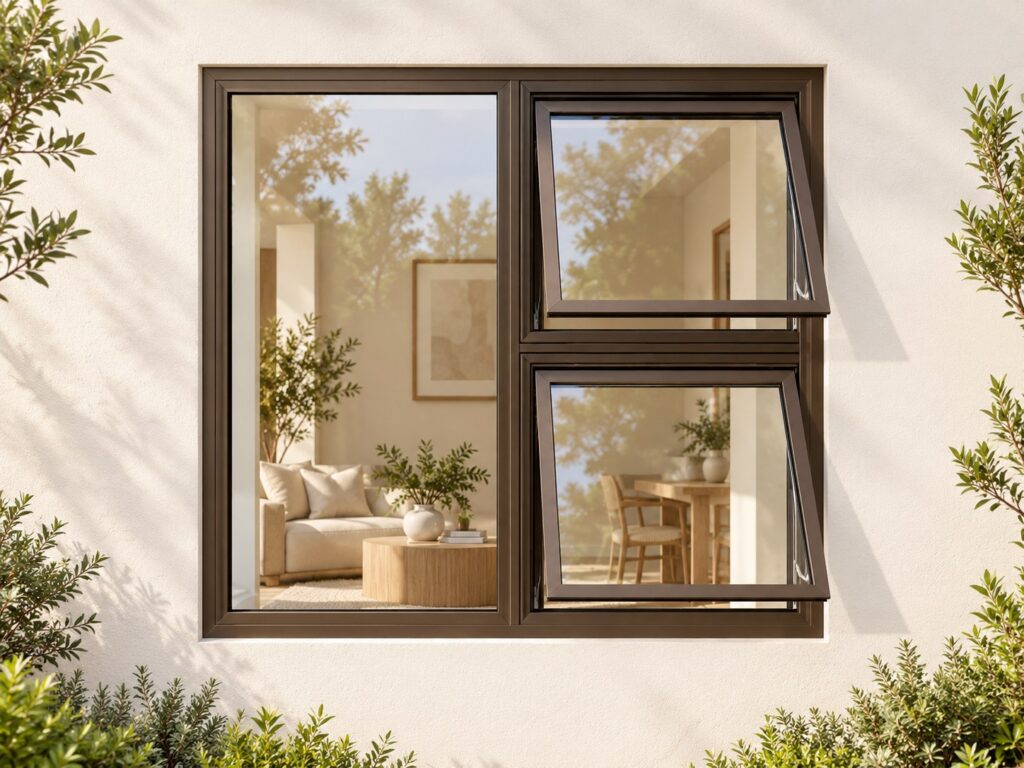 Right Two Openers with Fixed Side Pane – lifestyle illustration