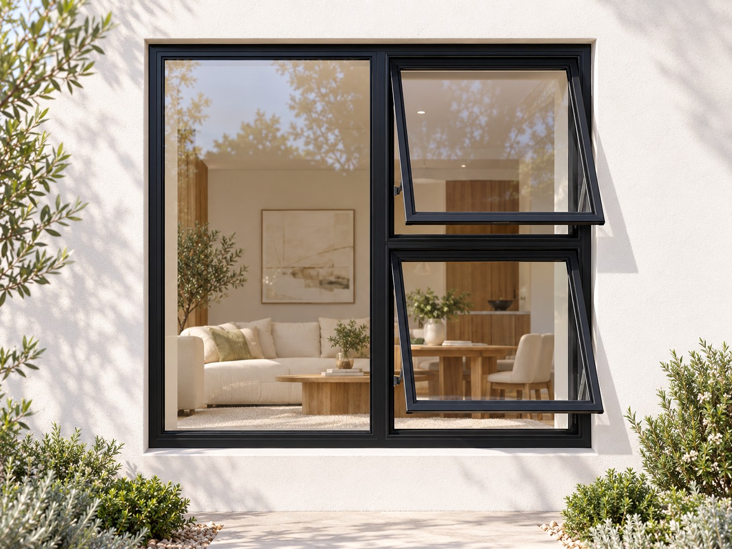 kenzo ptt1212rbl black 1200x1200mm top hung window kenzo ptt1212rbl black 1200x1200mm top hung window