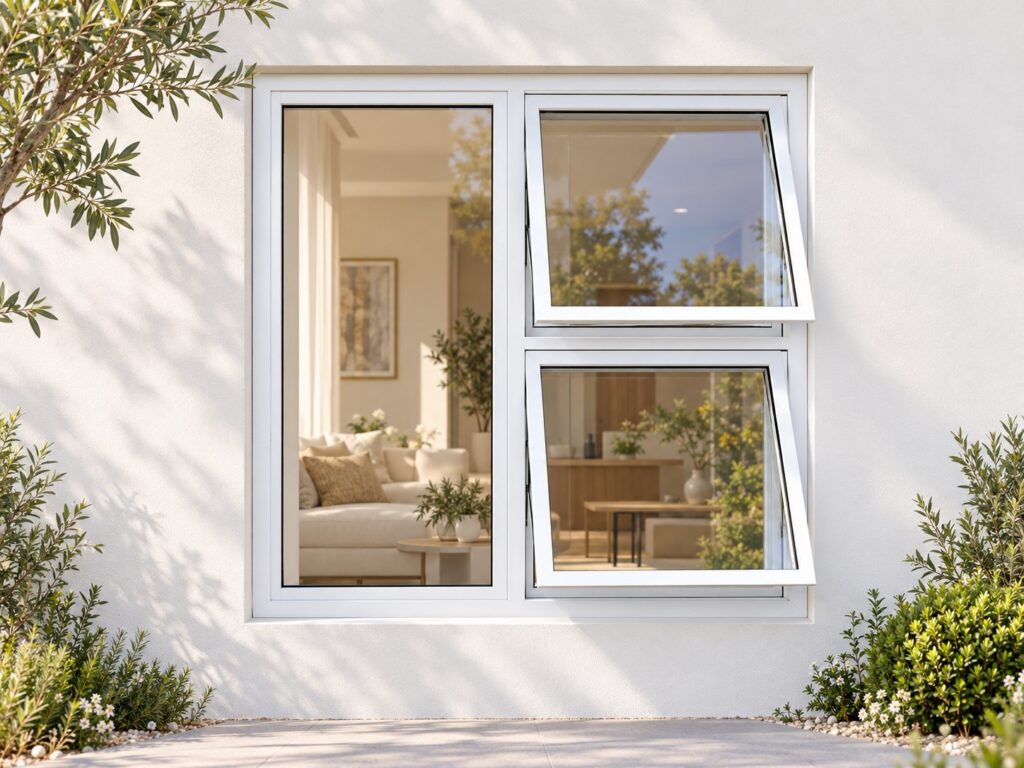 Right Two Openers with Fixed Side Pane – lifestyle illustration