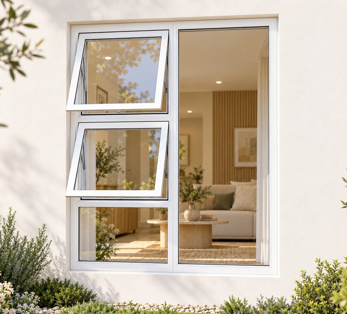 kenzo ptt1215lw white 1200x1500mm top hung window