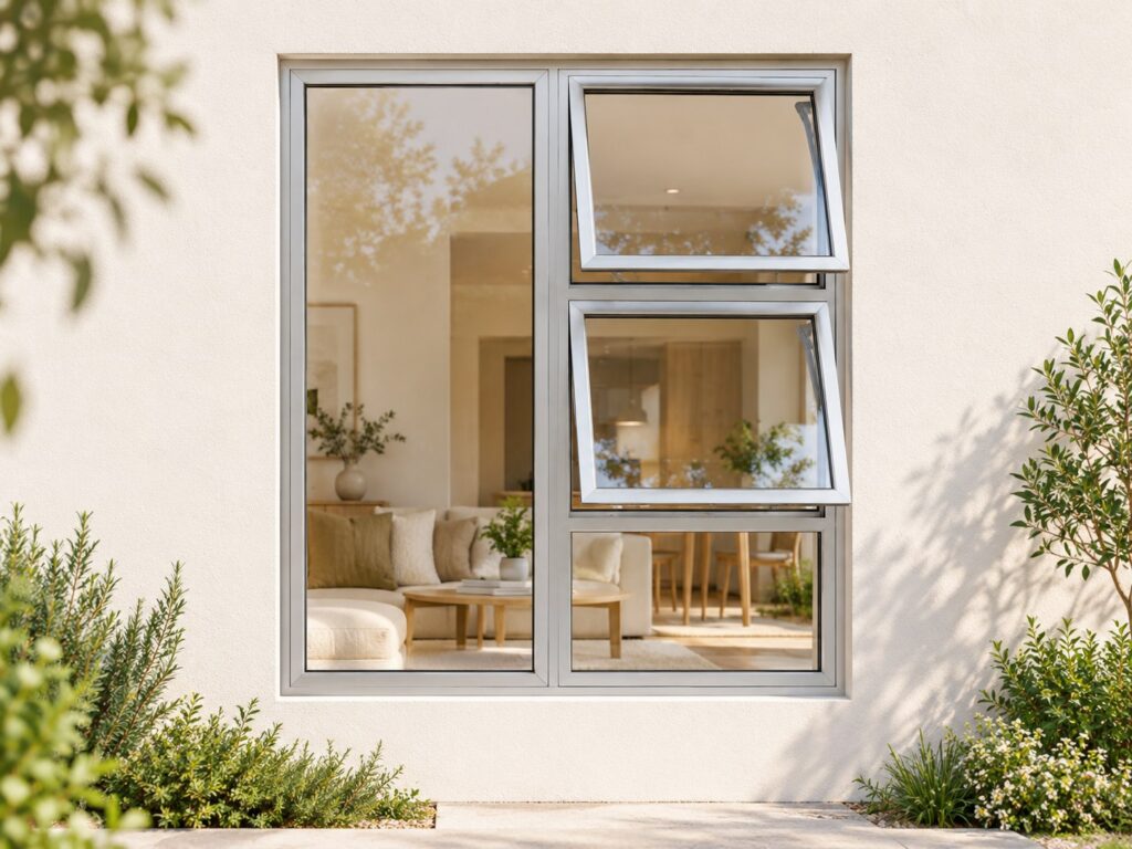 Right Two Openers with Fixed Lower and Side Panes – lifestyle illustration