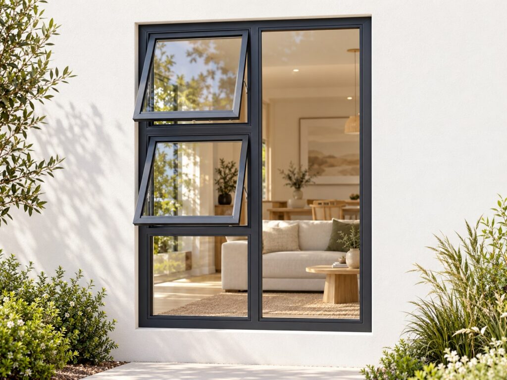 Left Two Openers with Fixed Lower and Side Panes – lifestyle illustration