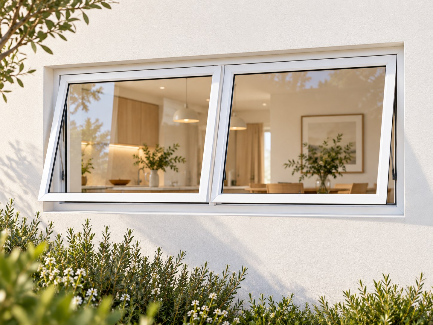 kenzo ptt124w white 1200x400mm top hung window kenzo ptt124w white 1200x400mm top hung window