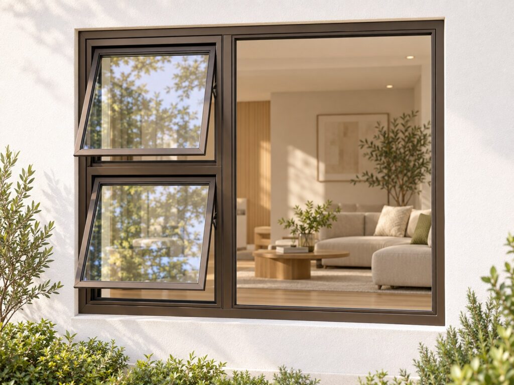 Left Two Openers with Fixed Side Pane – lifestyle illustration