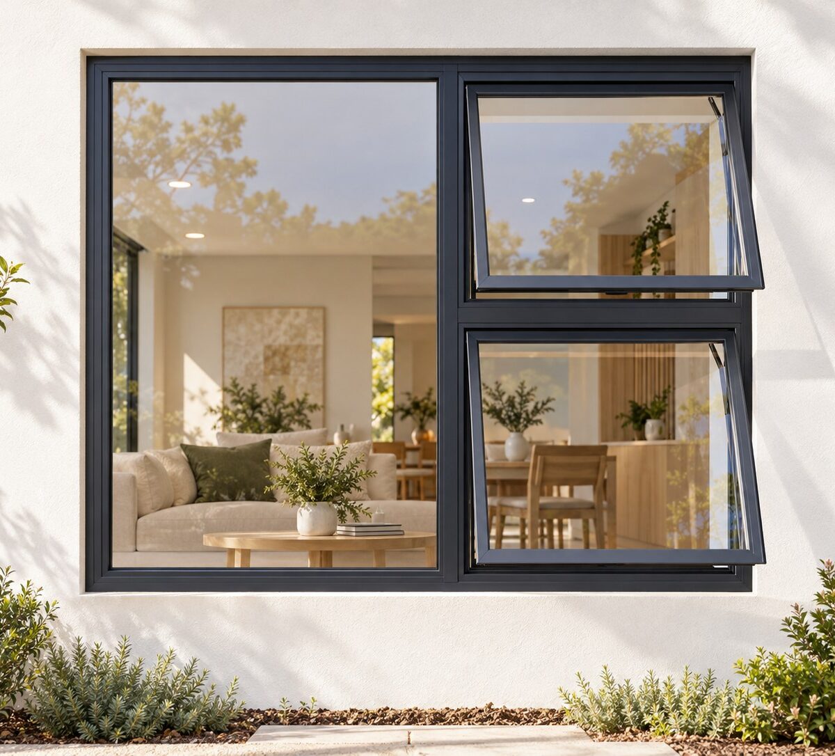 kenzo ptt1512rc charcoal 1500x1200mm top hung window