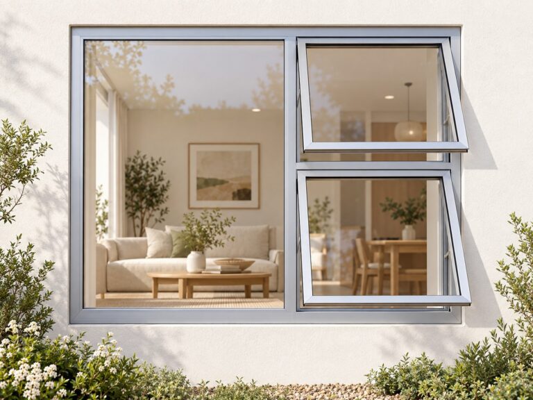 kenzo ptt1512rs silver 1500x1200mm top hung window