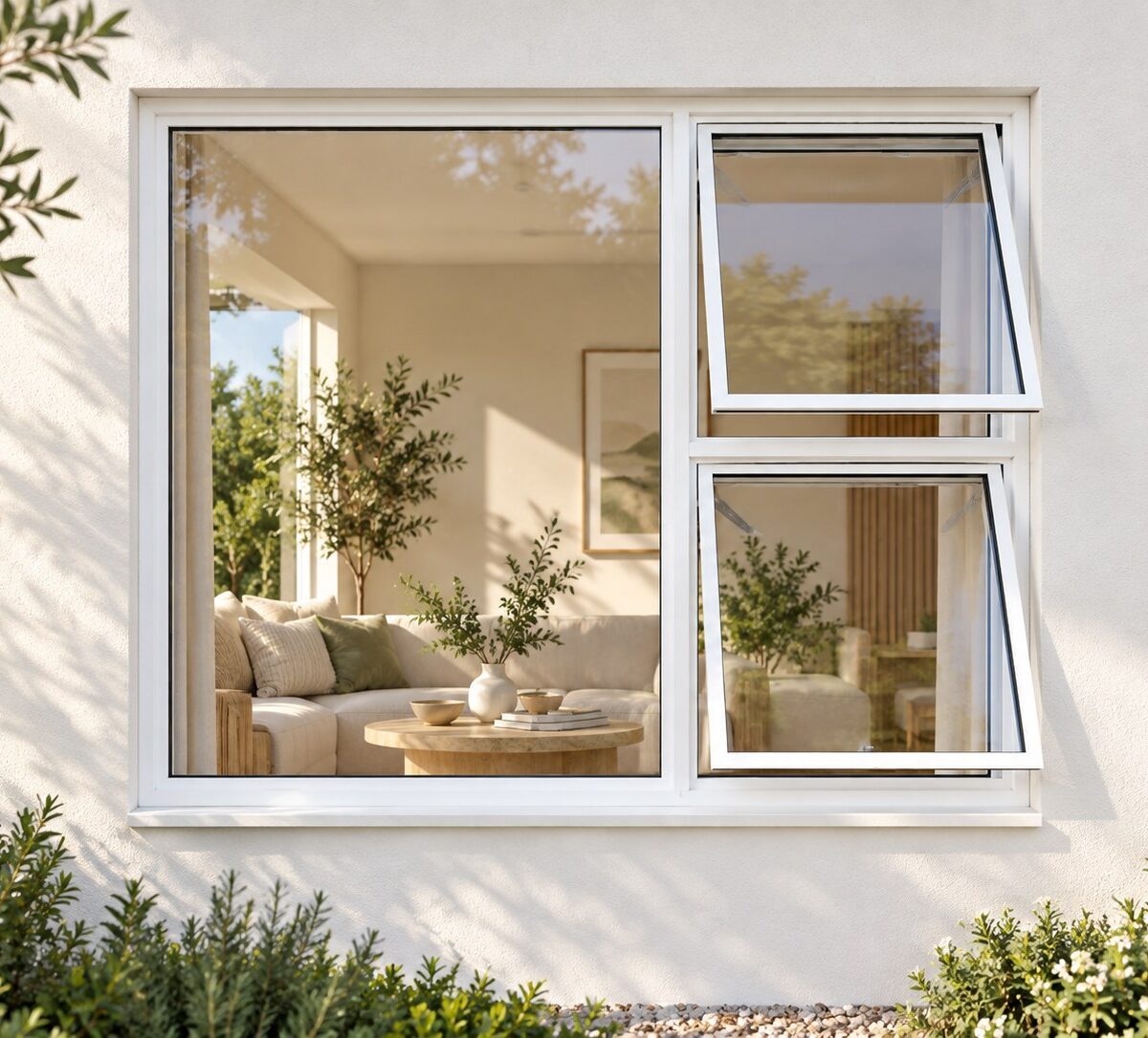kenzo ptt1512rw white 1500x1200mm top hung window